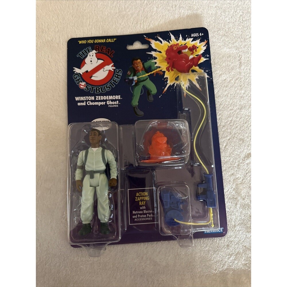 Ghostbusters Retro Winston Zeddemore and Chomper Ghost Kenner 2020 NEW